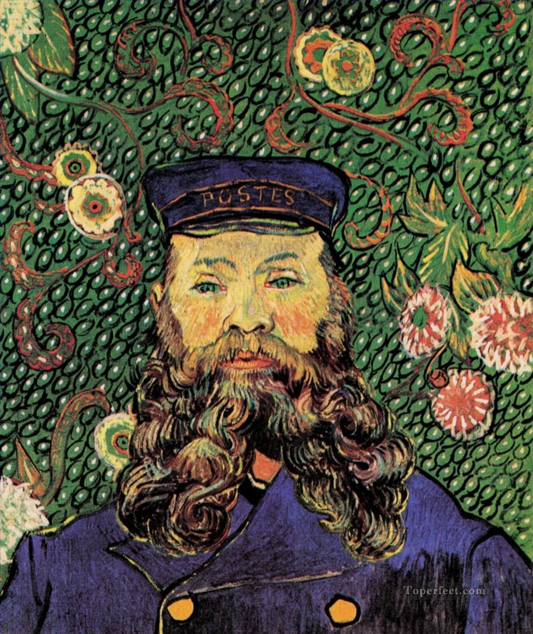 Portrait of the postman Joseph Roulin Vincent van Gogh Oil Paintings